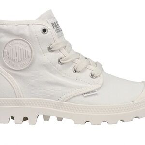 Palladium Pampa Hi Top Sneakers Star White, Size 8.5